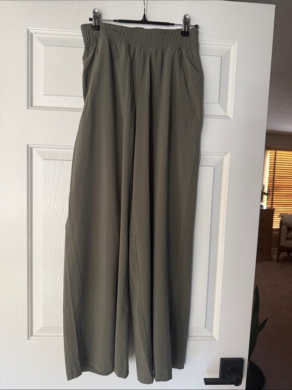 lululemon athletica Olive Green Wide-Leg Pull-On Pants